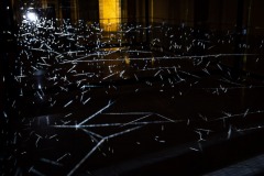 KunstFestSpiele Herrenhausen 2020, Analemma - Lichtinstallation von Yasuhiro Chida, Arne-Jacobsen-Foyer. Foto: Helge Krückeberg