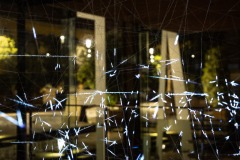 KunstFestSpiele Herrenhausen 2020, Analemma - Lichtinstallation von Yasuhiro Chida, Arne-Jacobsen-Foyer. Foto: Helge Krückeberg